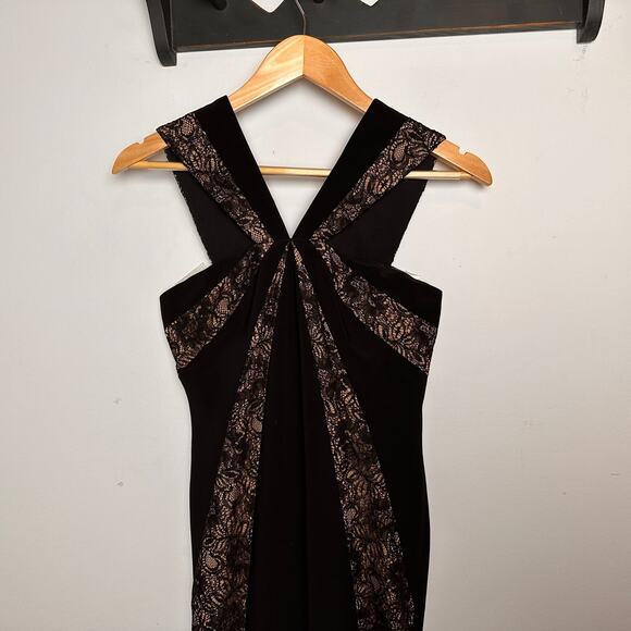 Adrianna Papell Dress Black Lace - Picture 3 of 11